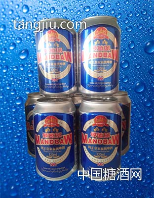 曼德堡啤酒罐裝藍(lán)320ml