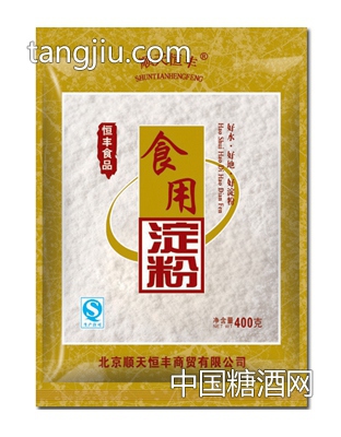 順天恒豐淀粉 食用淀粉400g