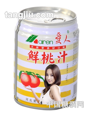 愛(ài)人鮮桃汁250ml