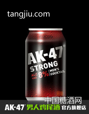 AK47男人雞尾酒 預(yù)調(diào)酒330ml 煙熏味 果酒洋酒