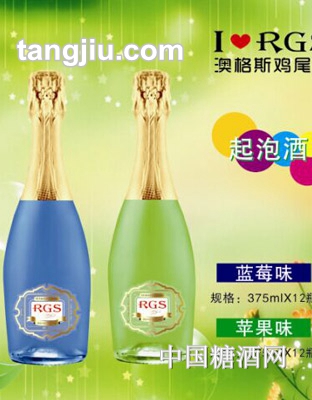 澳格斯發(fā)泡酒藍莓+蘋果375ml