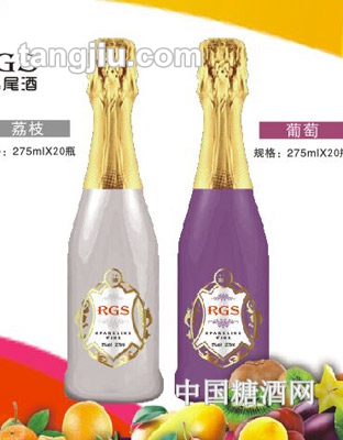 澳格斯發(fā)泡酒荔枝+葡萄275ml