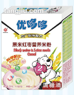 優(yōu)哆哆黑米紅棗營(yíng)養(yǎng)米粉250g