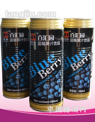 百匯園藍莓果汁480ml