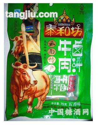 75克泰和坊鹵汁牛肉五香味