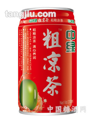 中綠粗涼茶310ml