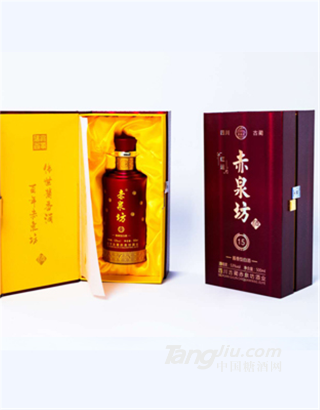 赤泉坊紅運(yùn)15醬香型白酒 53%vol 500ml