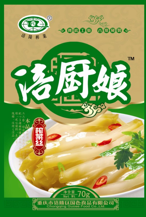 涪廚娘牌榨菜絲70g