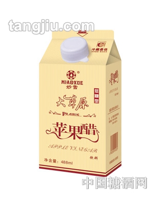 妙雪蘋果醋飲料488ml