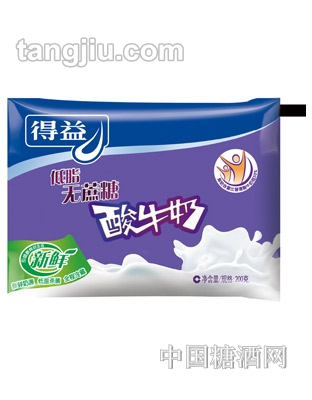 得益低脂無(wú)蔗糖發(fā)酵乳200g