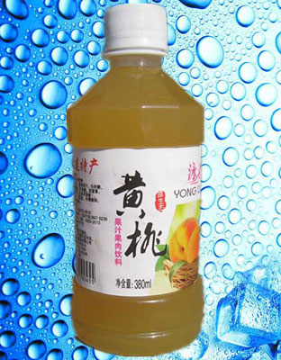 黃桃果汁果肉380ml