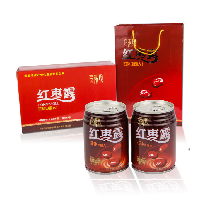 供應(yīng)【百素珍】紅棗露 飲料240ml*20罐/箱。量大優(yōu)惠，