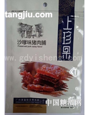 上珍果沙嗲味豬肉脯100g