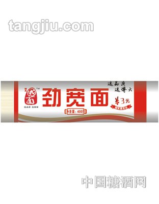 博大國面系列勁寬面400g