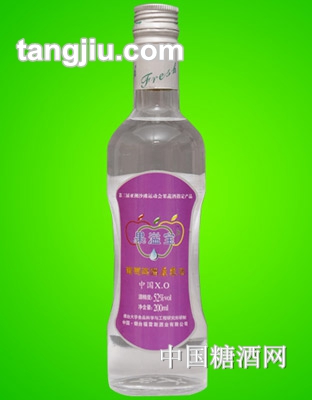 果溢寶中國葡萄蒸餾酒52度200ml