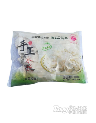 淘羊莊園 韭菜雞蛋 速凍手工水餃450g