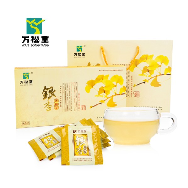 廣州萬松堂銀杏黃金茶 降三高保健養(yǎng)生袋泡茶 會銷產(chǎn)品