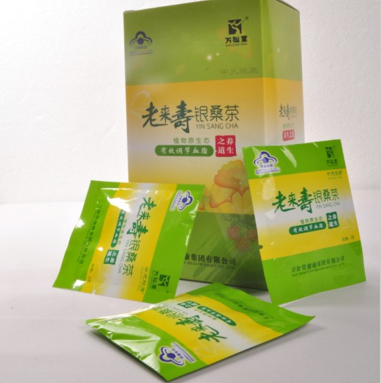 萬(wàn)松堂老來(lái)壽銀桑茶 調(diào)節(jié)血脂保健茶 高血脂喝什么茶