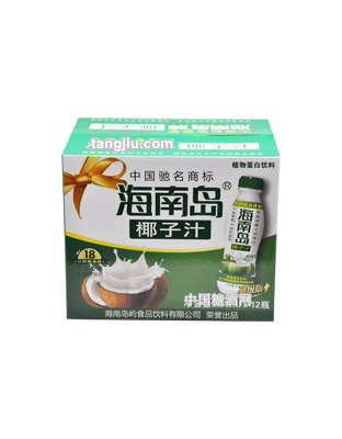 海南島牌瓶裝椰子汁450ml