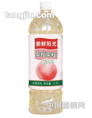 新鮮陽(yáng)光椰果粒+蜜桃汁1.5L