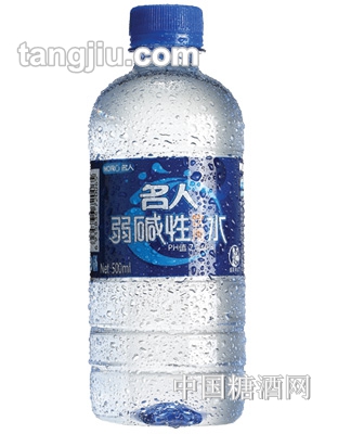 名人弱堿性飲用水500ml