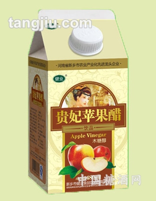 養(yǎng)生蘋果醋黃屋頂盒480ml