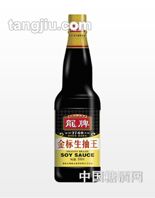 龍牌金標(biāo)生抽王500ml