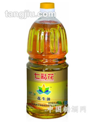 七彩花花生油1800ml