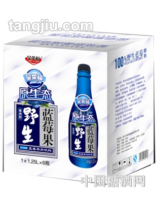 昊萊福野生藍(lán)莓汁1250ml