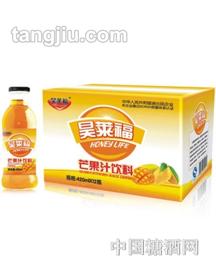 昊萊福芒果汁飲料420ml