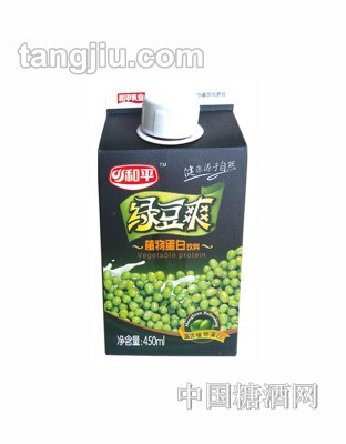 和平綠豆爽植物蛋白飲料450ml