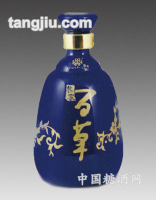 色彩釉景德鎮(zhèn)陶瓷酒瓶5