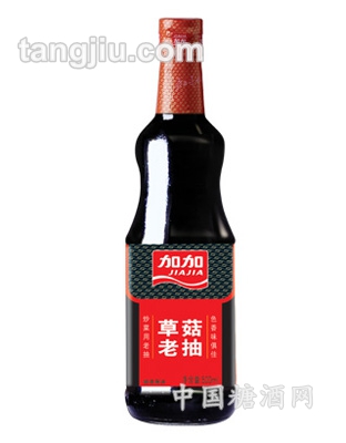 加加醬油草菇老抽500ml