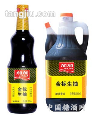 加加金標生抽王醬油500ml