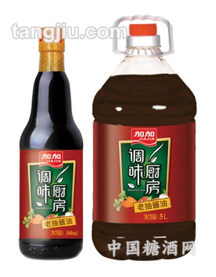 加加調味廚房&amp;#8226；老抽醬油500ml