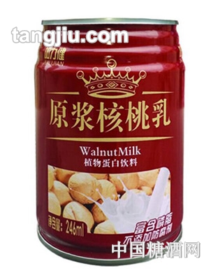 加力健原漿核桃乳罐裝246ml