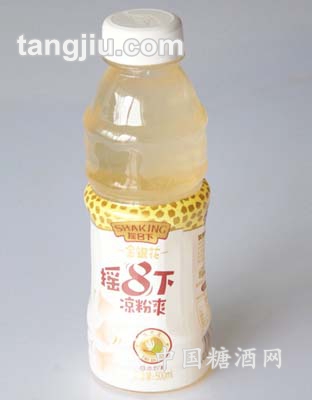 搖8下涼粉爽金銀花草本飲品500ml