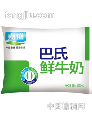 嘉盛巴氏鮮牛奶200g