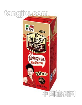 金保羅花生牛奶紅色250ml