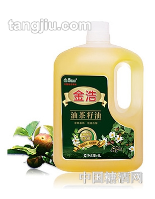 金浩冷榨油茶籽油新PE裝5L