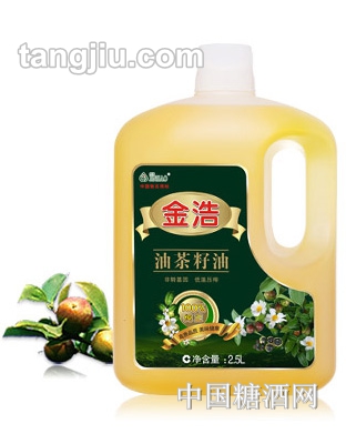 金浩冷榨油茶籽油新PE裝2.5L