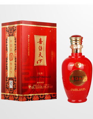 喜慶酒-喜酒-喜傳天下喜酒-經(jīng)典正面