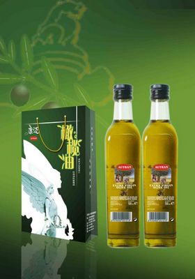 康邁初榨橄欖油（禮品袋）(500ml&#215;2瓶)袋