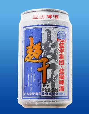 藍(lán)獅超干啤酒.