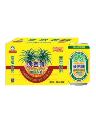 菠蘿啤果味飲料330ml