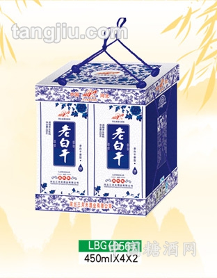 老白干酒藍花瓷禮盒450ml