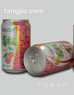 荔枝味易拉罐飲料330ml