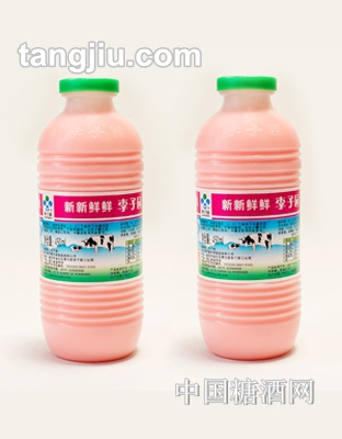 草莓風(fēng)味乳飲料450毫升