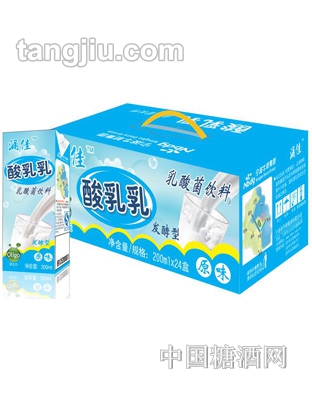 涌佳利樂(lè)磚原味酸乳乳200ml