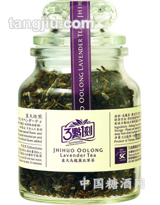 玻璃瓶直火烏龍薰衣草茶60g